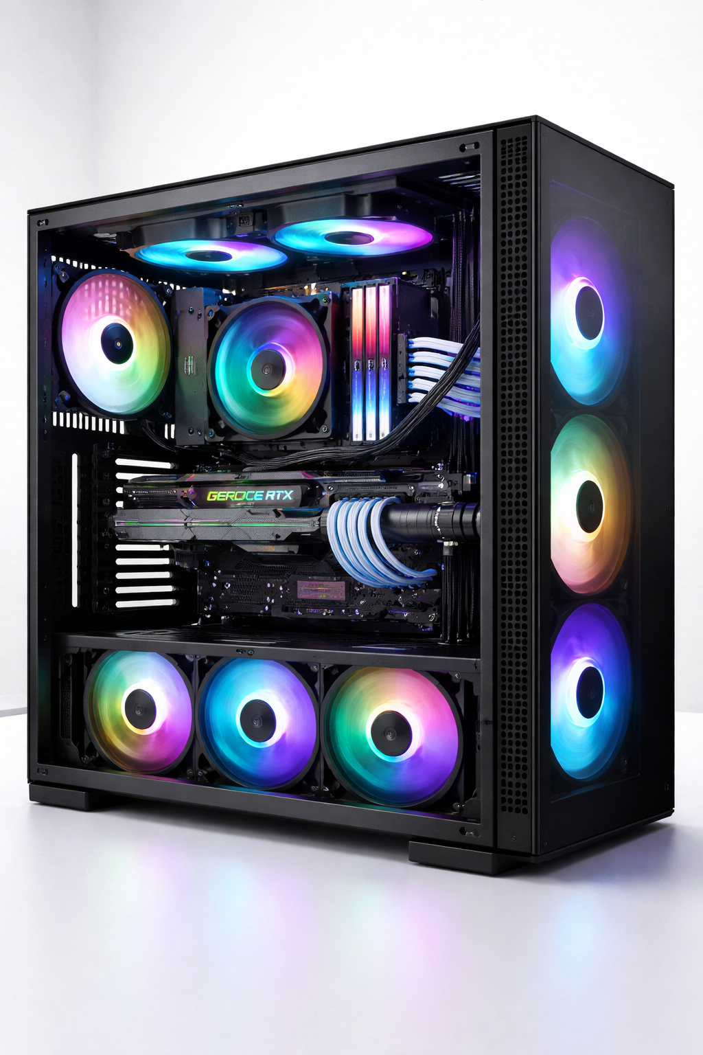 Custom RGB gaming PC build